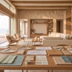 Color palettes for beachfront villas in Jumeirah