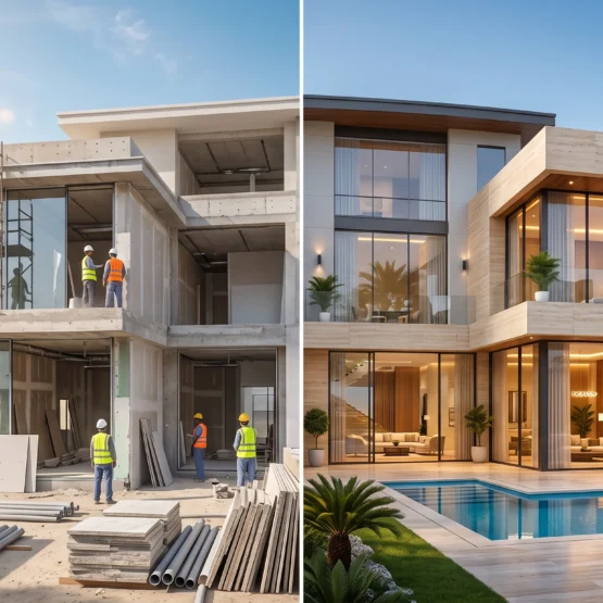 Villa renovation in Dubai planning and design